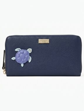 kate spade Baja Sea Turtle "Under The Sea" Continental Zip Around Wallet